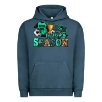 Pigment Midnight Navy tis the season soccer Urban Hoodie - Jasminsmagicworld