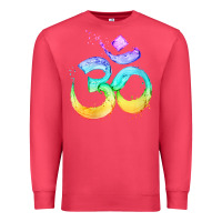 Cardinal womens om symbol   psy trance goa yoga meditation buddhism buddhist v Premium Sweatshirt - linhVisuals