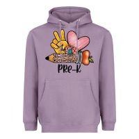 Lavender peace love pre k Heavyweight Hoodie - JahusDesignShop