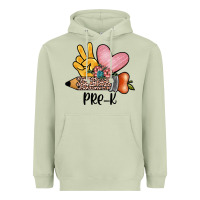 Matcha peace love pre k Heavyweight Hoodie - JahusDesignShop