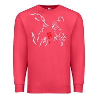 Cardinal beauty the beast love Premium Sweatshirt - linhVisuals