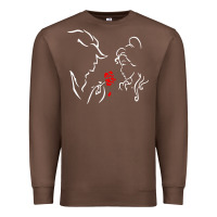Chestnut beauty the beast love Premium Sweatshirt - linhVisuals