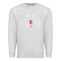 Dove Grey beauty the beast love Premium Sweatshirt - linhVisuals