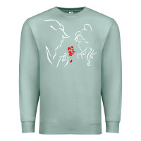 Seafoam beauty the beast love Premium Sweatshirt - linhVisuals