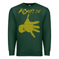 Sports Green Midnight Oil colour Premium Sweatshirt - linhVisuals