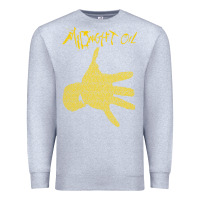 Heather Grey Midnight Oil colour Premium Sweatshirt - linhVisuals