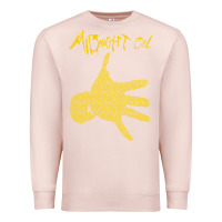 Pale Pink Midnight Oil colour Premium Sweatshirt - linhVisuals