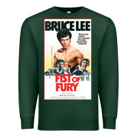 Sports Green fist of fury by bruce Premium Sweatshirt - linhVisuals
