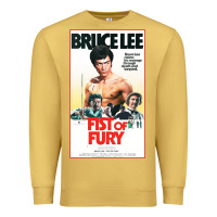 Antique Gold fist of fury by bruce Premium Sweatshirt - linhVisuals