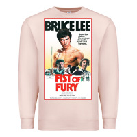 Pale Pink fist of fury by bruce Premium Sweatshirt - linhVisuals