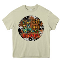 Mossy Christmas Cowboy Boots Heavy Core Tee - RanaPortraitStore