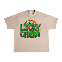 French Oak St Patricks Lucky Charm Urban Heavy Tee - FaDigitalArtStudio