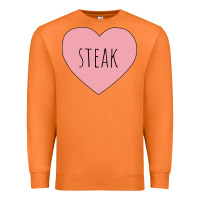 Carrot i heart steak Premium Sweatshirt - linhVisuals