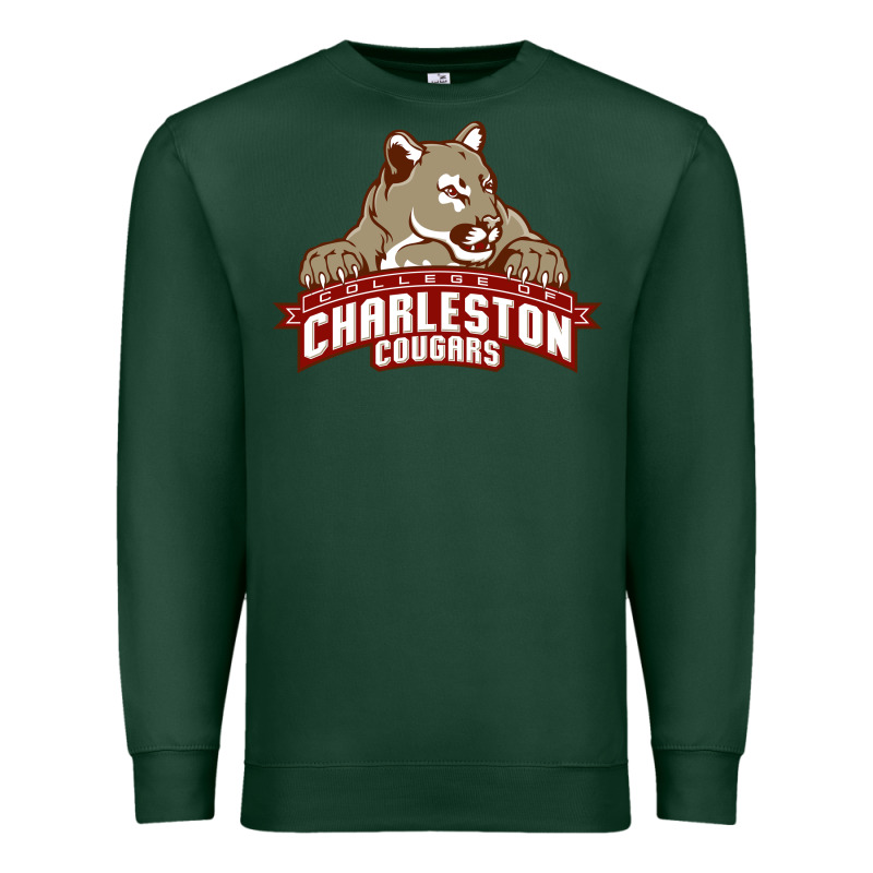 Charleston Cougars Premium Sweatshirt by linhVisuals | Teevron