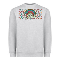 Heather Grey be kind Heavyweight Sweatshirt - JahusDesignShop