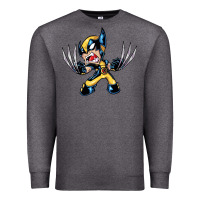 Charcoal Heather wolverine Premium Sweatshirt - linhVisuals