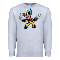 Heather Grey wolverine Premium Sweatshirt - linhVisuals