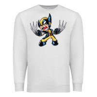 Oatmeal Heather wolverine Premium Sweatshirt - linhVisuals