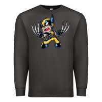 Smoke wolverine Premium Sweatshirt - linhVisuals