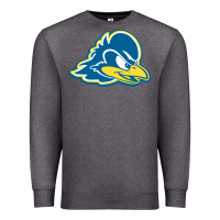 Charcoal Heather delaware blue hens Premium Sweatshirt - linhVisuals