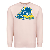 Pale Pink delaware blue hens Premium Sweatshirt - linhVisuals