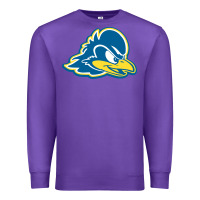 Purple delaware blue hens Premium Sweatshirt - linhVisuals