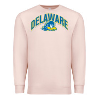 Pale Pink delaware blue hens Premium Sweatshirt - linhVisuals