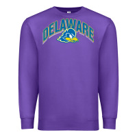 Purple delaware blue hens Premium Sweatshirt - linhVisuals