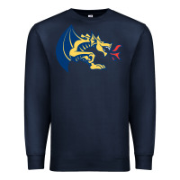 Navy drexel dragons Premium Sweatshirt - linhVisuals