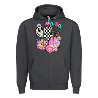 Smoke retro mama Zipper Hoodie - JahusDesignShop