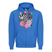 True Royal retro mama Zipper Hoodie - JahusDesignShop