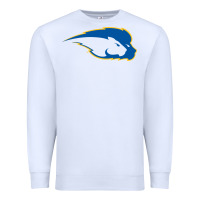 White hofstra pride Premium Sweatshirt - linhVisuals