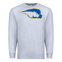 Heather Grey hofstra pride Premium Sweatshirt - linhVisuals