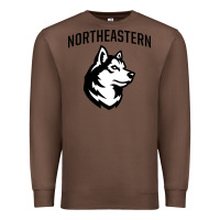 Chestnut northeastern huskies Premium Sweatshirt - linhVisuals