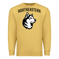 Antique Gold northeastern huskies Premium Sweatshirt - linhVisuals