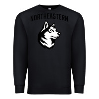 Black northeastern huskies Premium Sweatshirt - linhVisuals