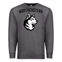 Charcoal Heather northeastern huskies Premium Sweatshirt - linhVisuals
