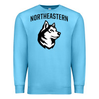 Ocean Blue northeastern huskies Premium Sweatshirt - linhVisuals