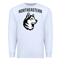 White northeastern huskies Premium Sweatshirt - linhVisuals
