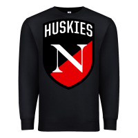 Black northeastern huskies Premium Sweatshirt - linhVisuals