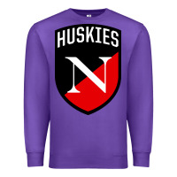 Purple northeastern huskies Premium Sweatshirt - linhVisuals
