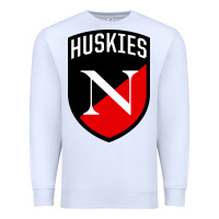 White northeastern huskies Premium Sweatshirt - linhVisuals