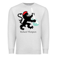 Oatmeal Heather richard thompson (fairport convention) Premium Sweatshirt - linhVisuals