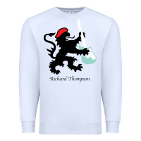 White richard thompson (fairport convention) Premium Sweatshirt - linhVisuals