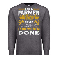 Charcoal Heather farmer Premium Sweatshirt - linhVisuals