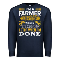 Navy farmer Premium Sweatshirt - linhVisuals