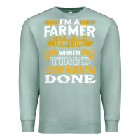 Seafoam farmer Premium Sweatshirt - linhVisuals