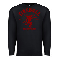 Black vintag fireball   whisky Premium Sweatshirt - linhVisuals