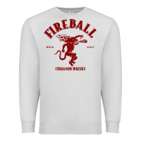 Dove Grey vintag fireball   whisky Premium Sweatshirt - linhVisuals