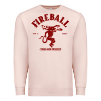 Pale Pink vintag fireball   whisky Premium Sweatshirt - linhVisuals